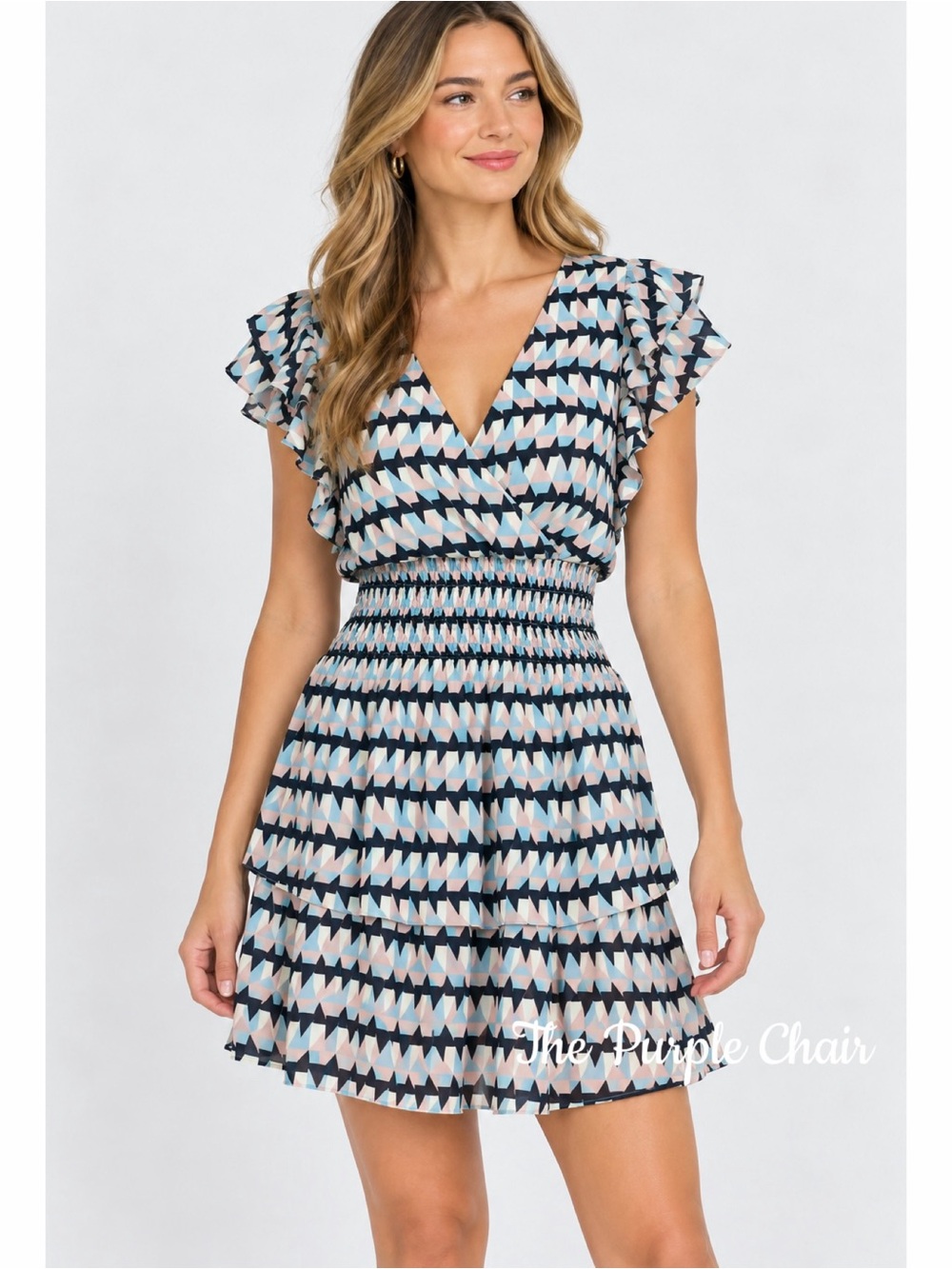 PARKER NWT Printed Smocked Talbot Mini Dress XS